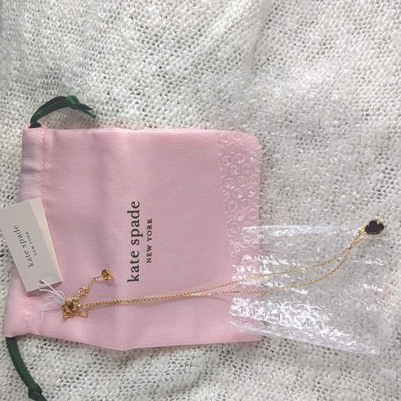 kate spade Treasure Trove Mini Pendant in Jet Black, 16" + 3" extender - Picture 7 of 10